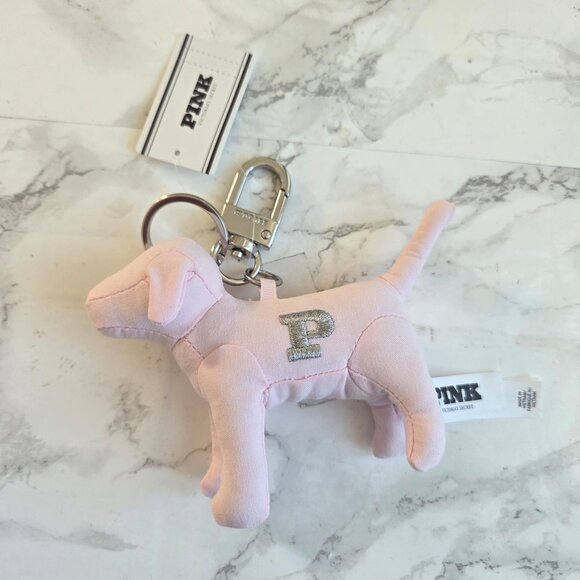 PINK DOG KEYCHAIN  By VICTORIA SECRET. - Picture 2 of 5